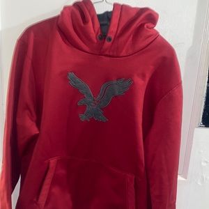 AMERICAN EAGEL RED HOODIE